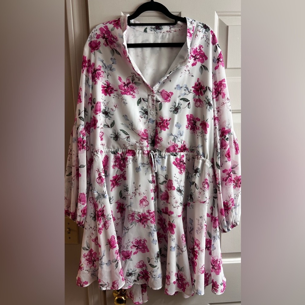 Floral V-Neck Dress